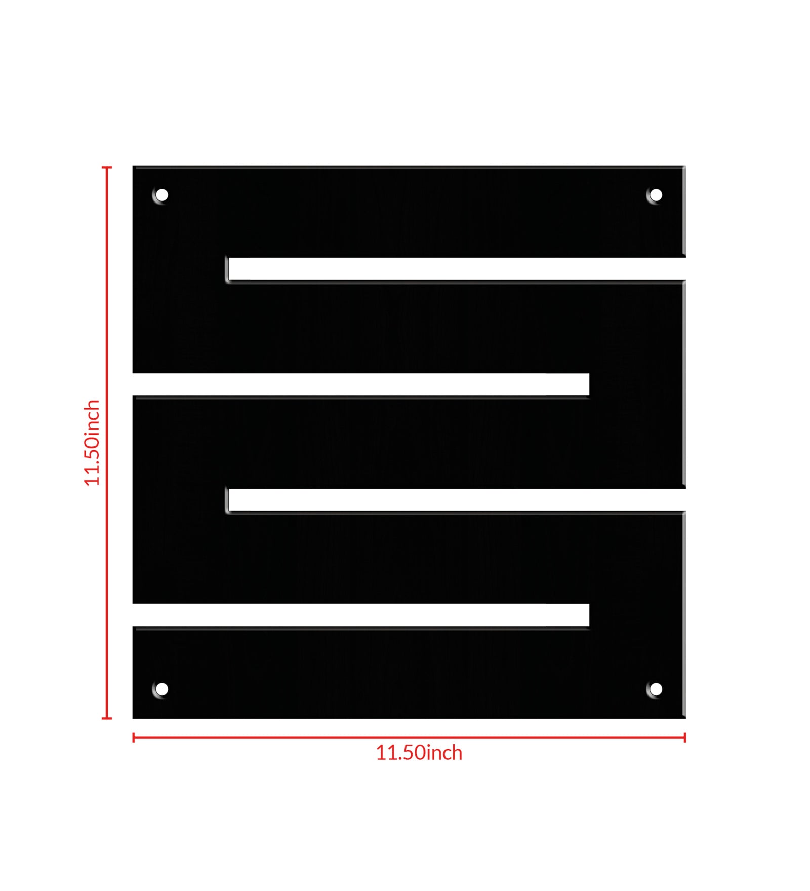 Hanging Room Divider Panels - Set of 12 Black Modular Screens