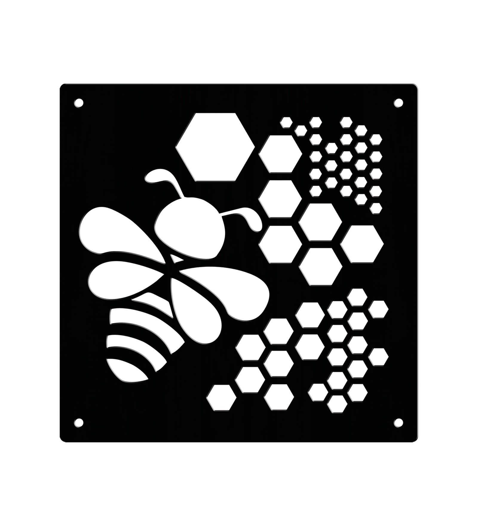 Hanging Room Divider Panels - Set of 12 Black Modular Screens