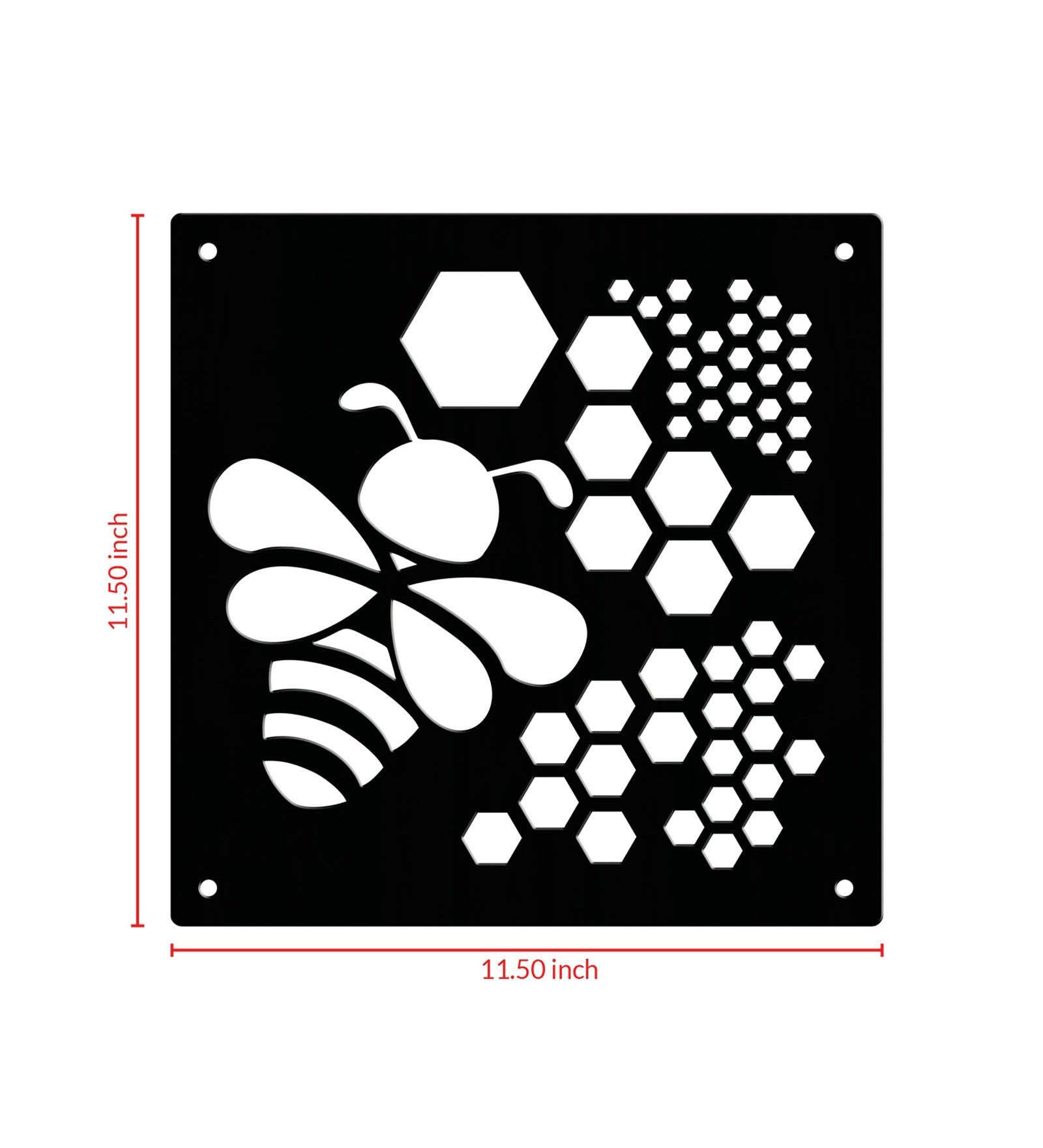 Hanging Room Divider Panels - Set of 12 Black Modular Screens