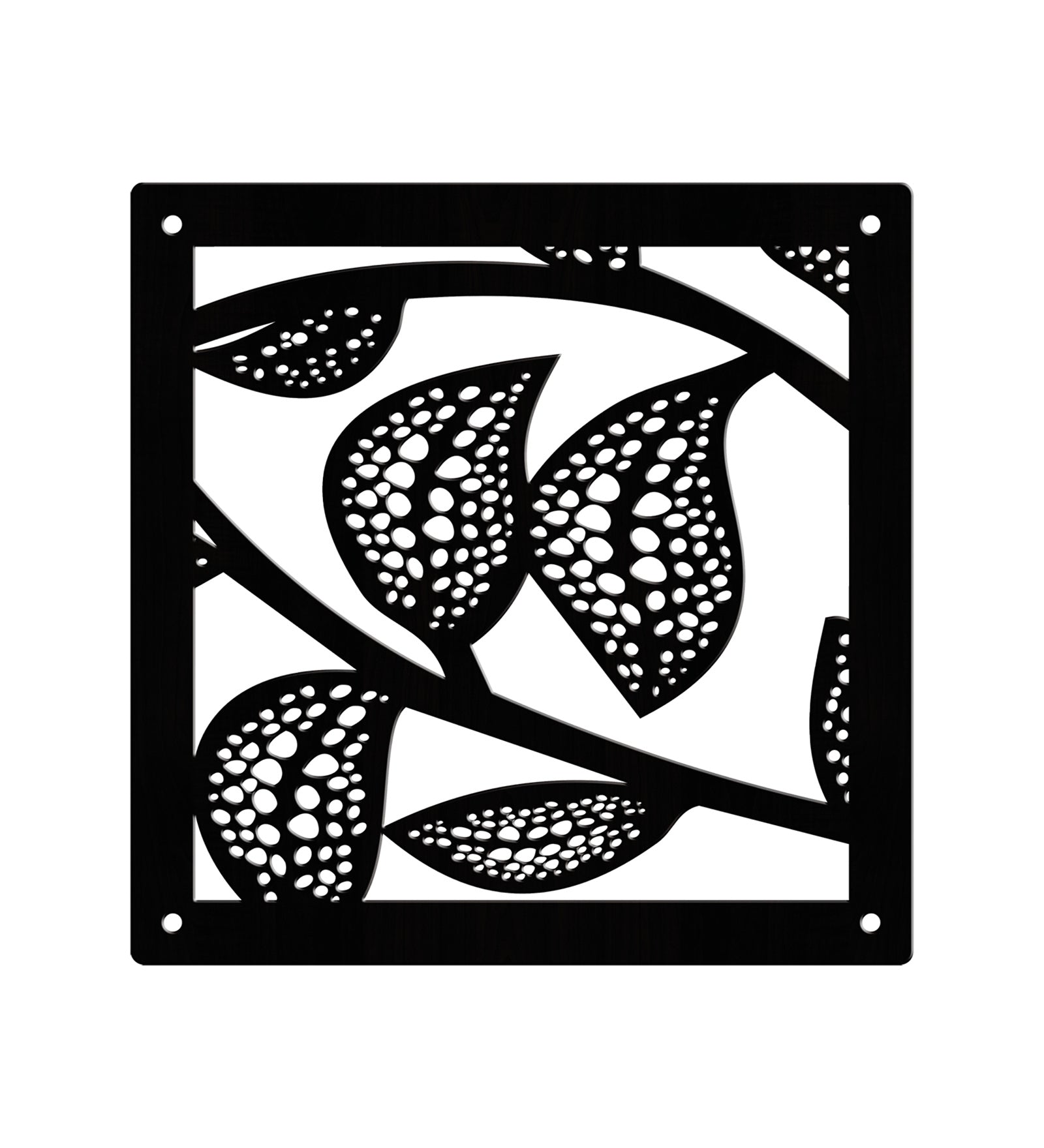 Hanging Room Divider Panels - Set of 12 Black Modular Screens